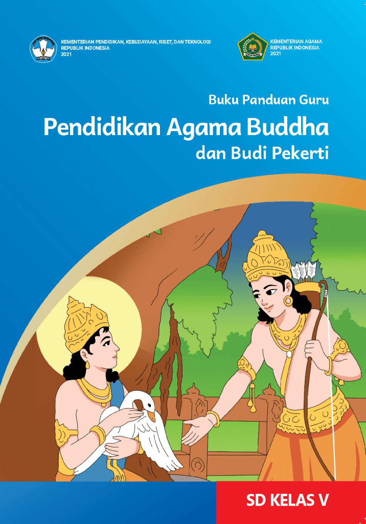 Cover Buku Panduan Guru Pendidikan Agama Buddha dan Budi Pekerti untuk SD Kelas V