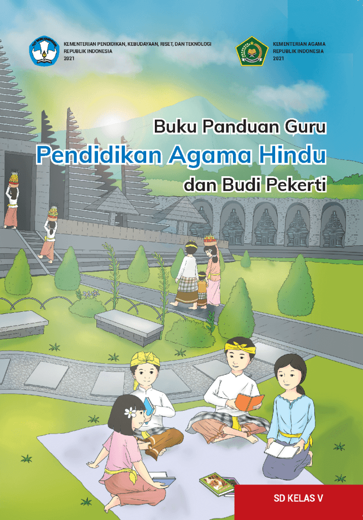 Cover Buku Panduan Guru Pendidikan Agama Hindu dan Budi Pekerti untuk SD Kelas V