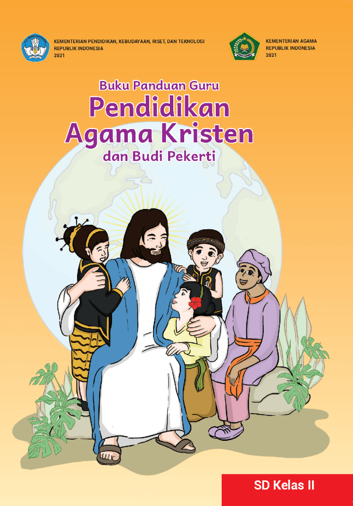 Cover Buku Panduan Guru Pendidikan Agama Kristen dan Budi Pekerti untuk SD Kelas II