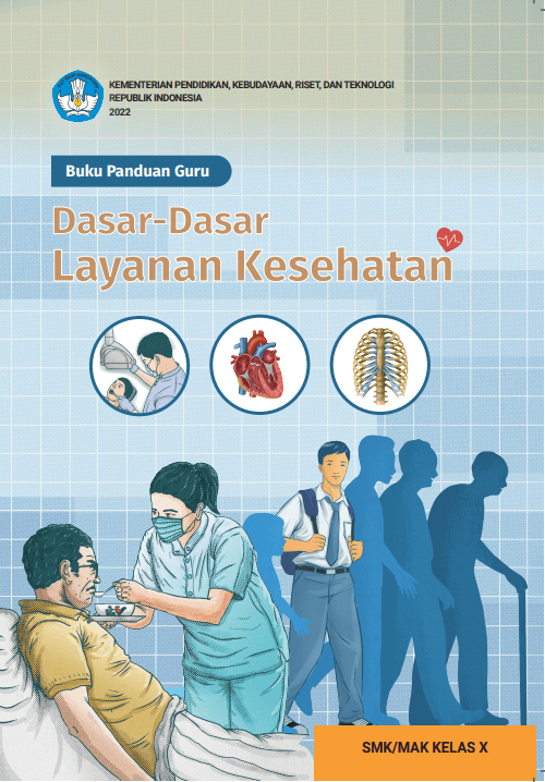 Cover Buku Panduan Guru Dasar-Dasar Layanan Kesehatan untuk SMK/MAK Kelas X