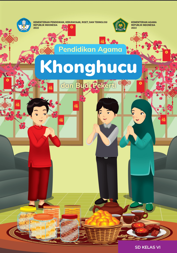 Cover Pendidikan Agama Khonghucu dan Budi Pekerti untuk SD Kelas VI