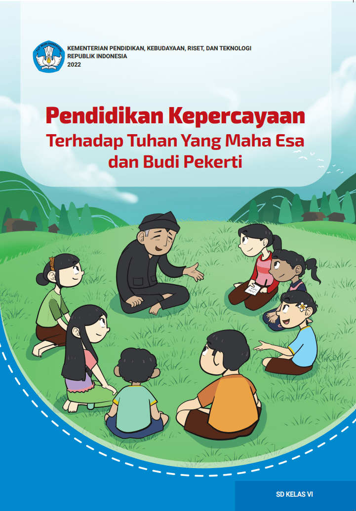 Cover Pendidikan Kepercayaan Terhadap Tuhan Yang Maha Esa dan Budi Pekerti untuk SD Kelas VI