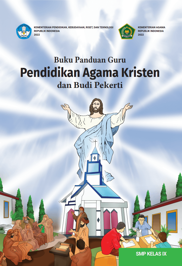 Cover Buku Panduan Guru Pendidikan Agama Kristen dan Budi Pekerti untuk SMP Kelas IX