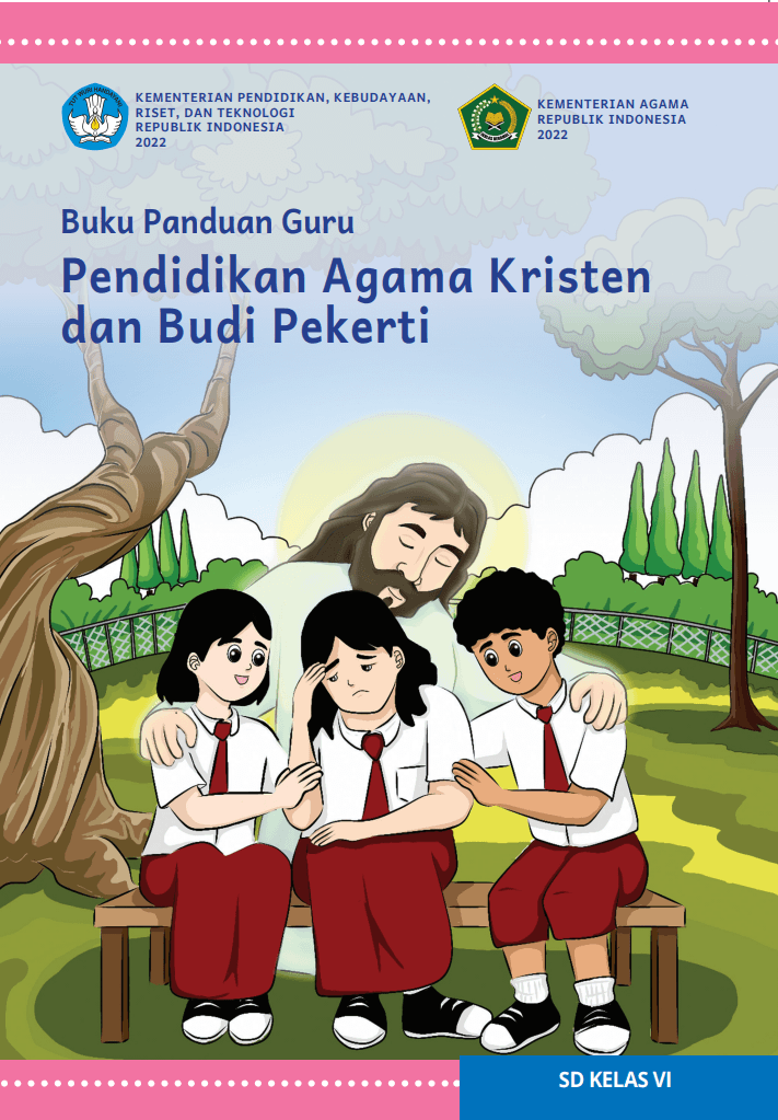 Cover Buku Panduan Guru Pendidikan Agama Kristen dan Budi Pekerti untuk SD Kelas VI