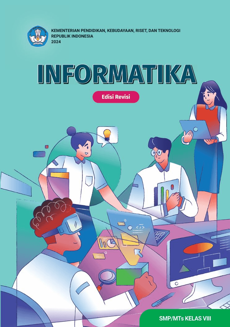 Cover Informatika Kurikulum Merdeka Kelas 8 SMP