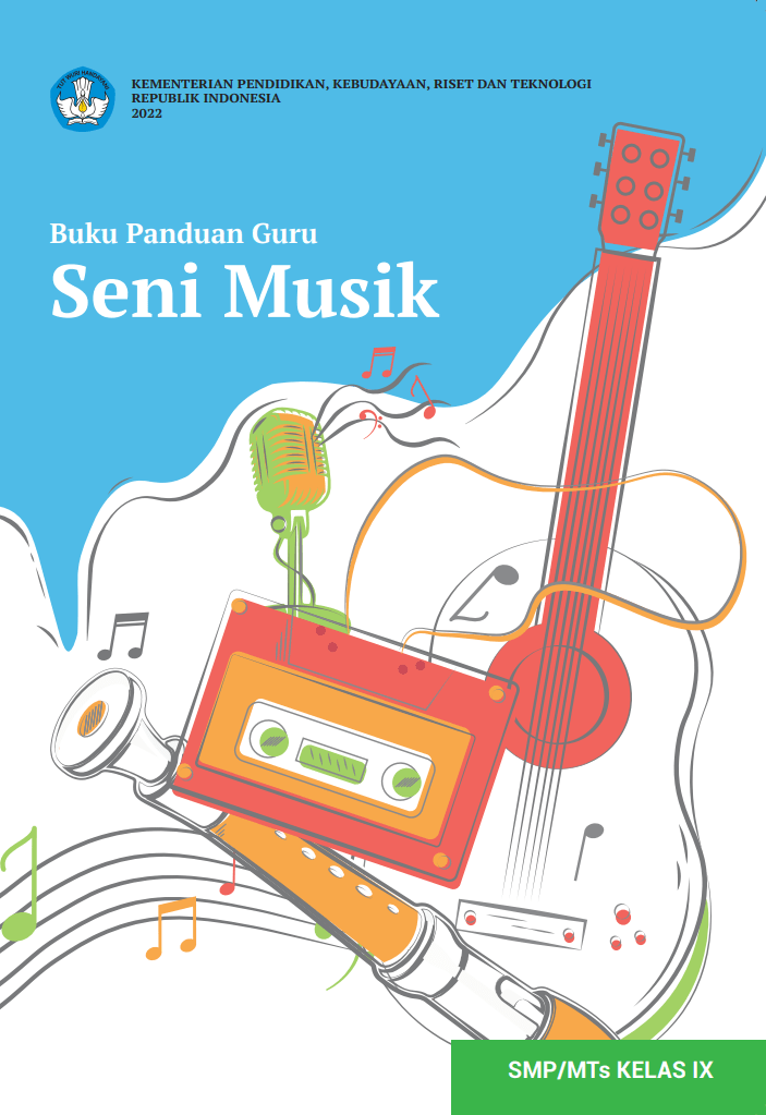Cover Buku Panduan Guru Seni Musik untuk SMP/MTs Kelas IX