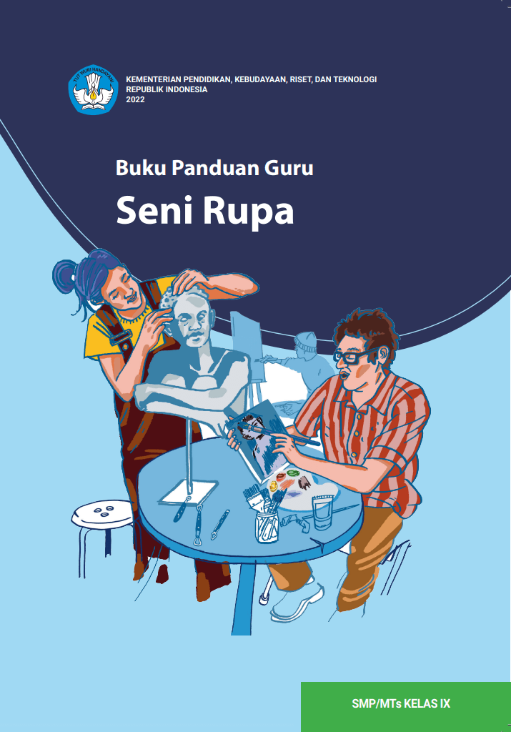 Cover Buku Panduan Guru Seni Rupa untuk SMP/MTs Kelas IX
