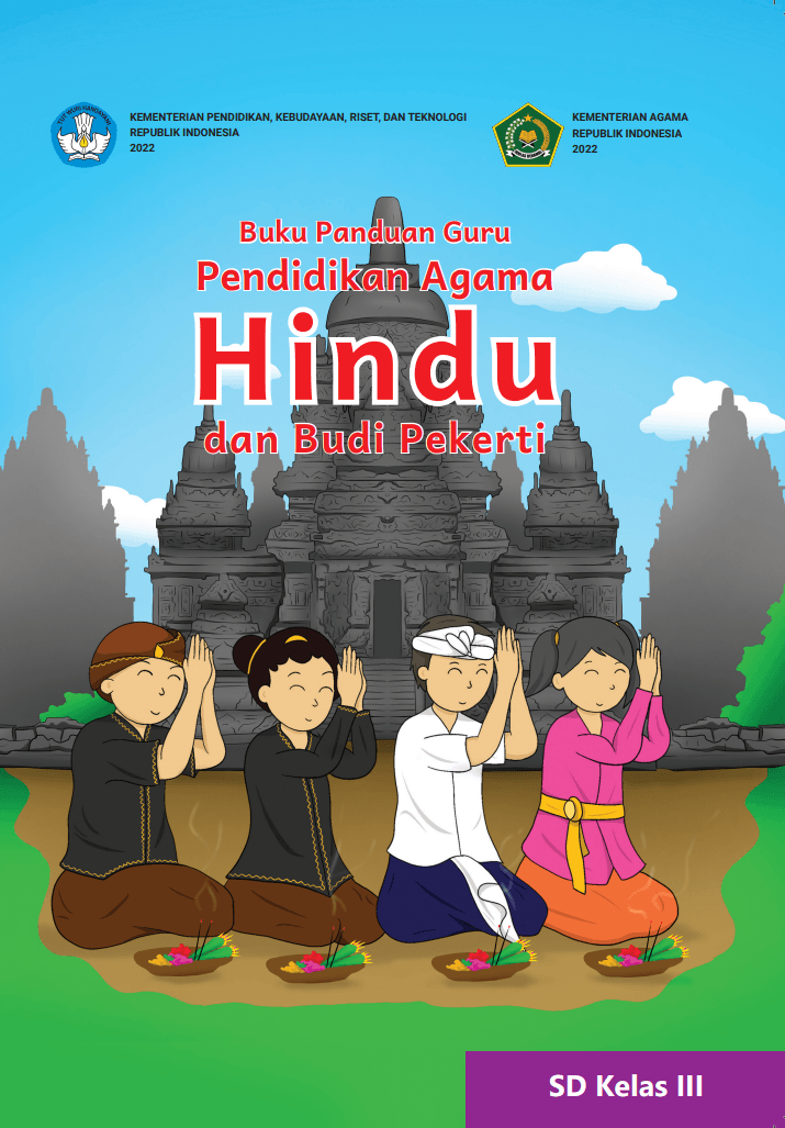 Cover Buku Panduan Guru Pendidikan Agama Hindu dan Budi Pekerti untuk SD Kelas III