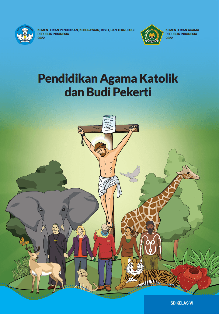 Cover Pendidikan Agama Katolik dan Budi Pekerti untuk SD Kelas VI