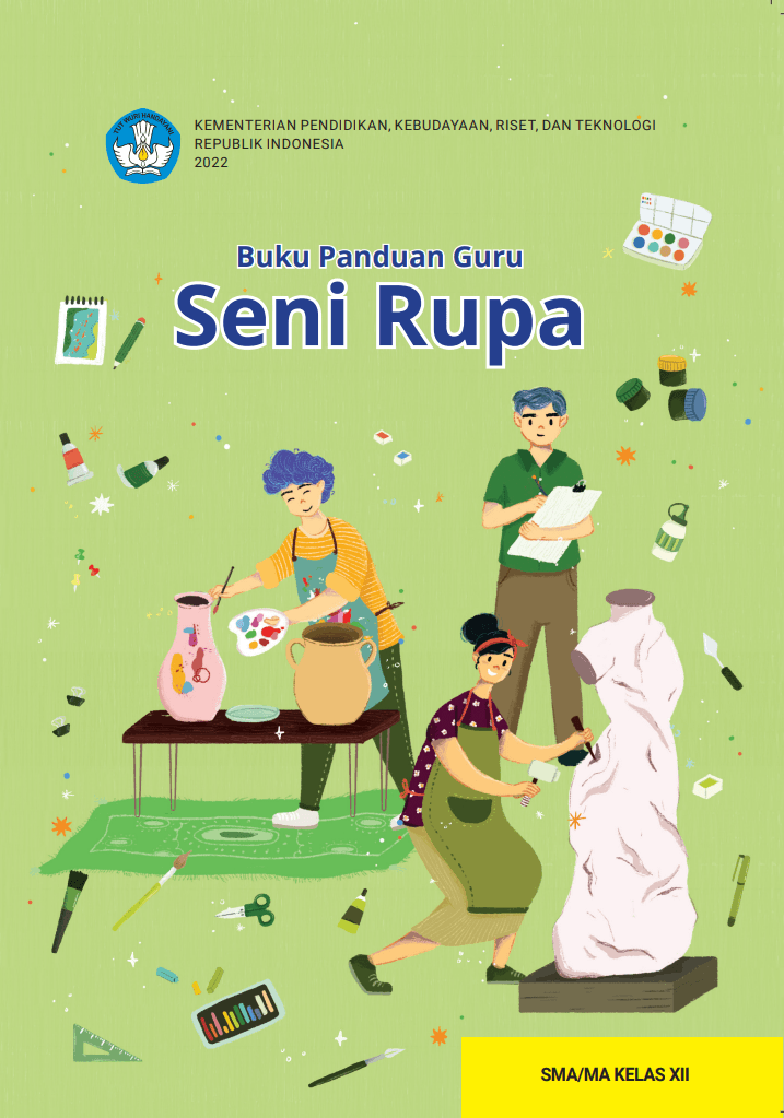 Cover Buku Panduan Guru Seni Rupa untuk SMA/MA Kelas XII