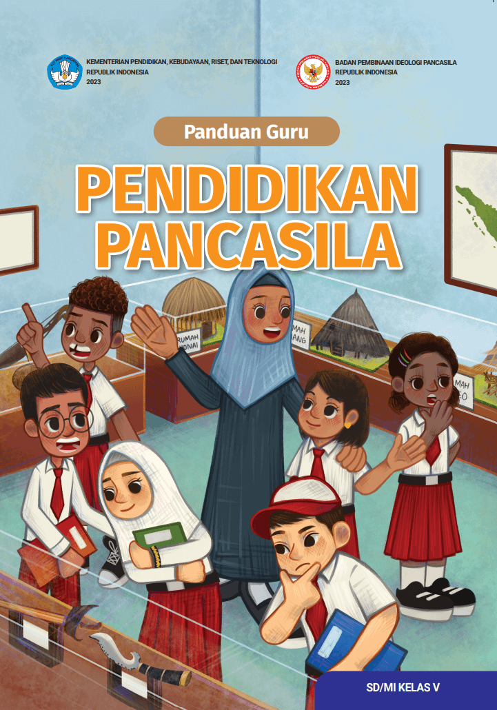 Cover Panduan Guru Pendidikan Pancasila untuk SD/MI Kelas V