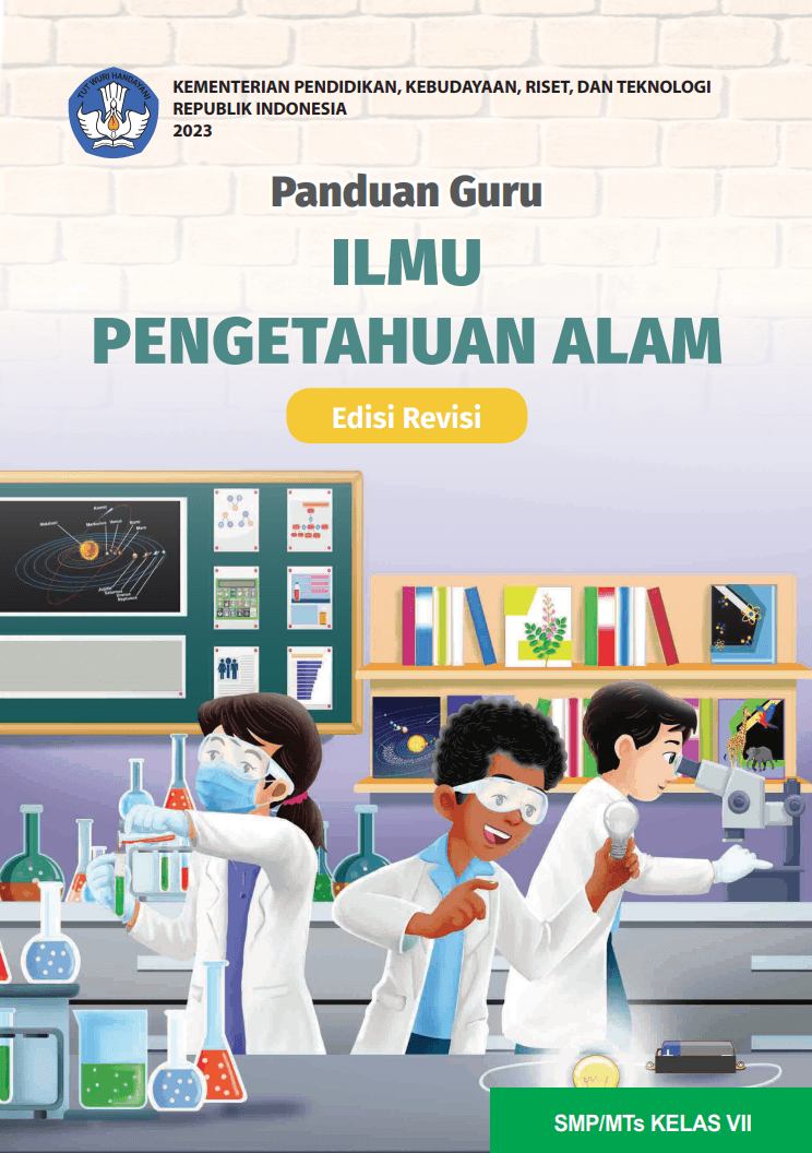 Cover Panduan Guru Ilmu Pengetahuan Alam untuk SMP/MTs Kelas VII (Edisi Revisi)