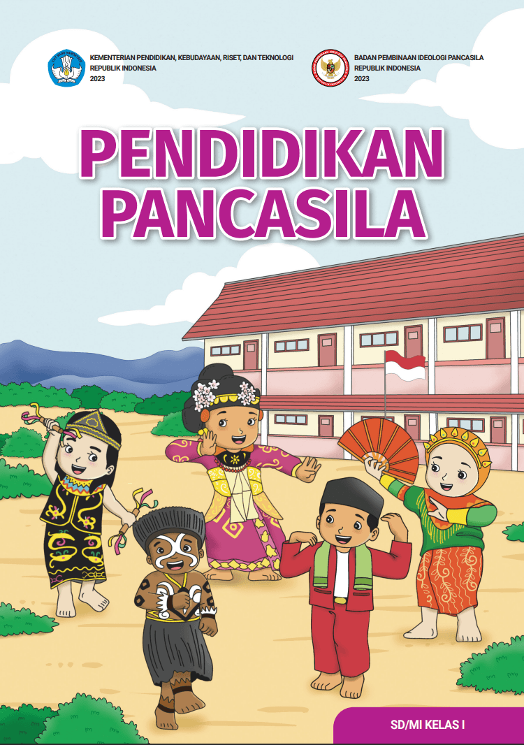Cover Buku Audio Pendidikan Pancasila untuk SD/MI Kelas I