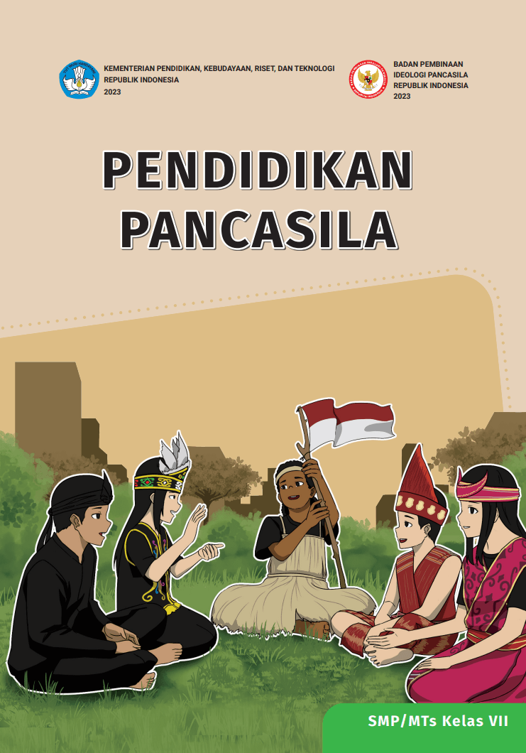 Cover Buku Audio Pendidikan Pancasila untuk SMP/MTs Kelas VII