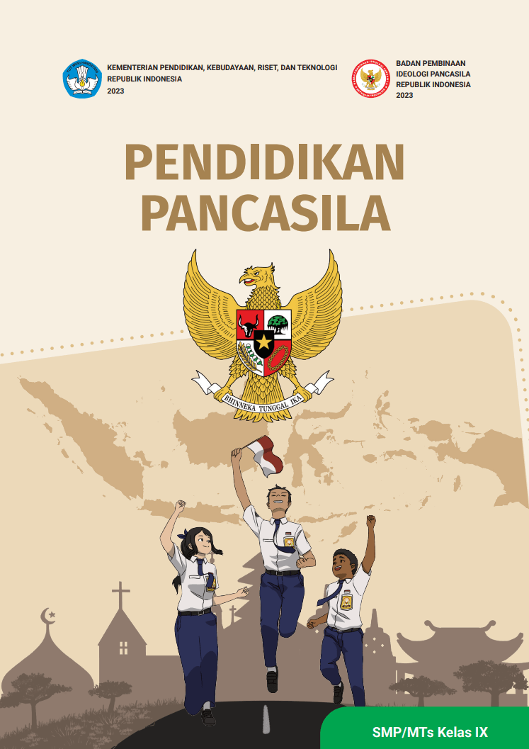 Cover Buku Audio Pendidikan Pancasila untuk SMP/MTs Kelas IX