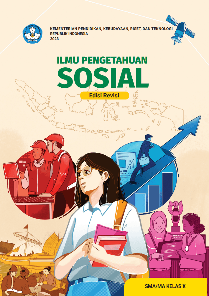 Cover Buku Audio Ilmu Pengetahuan Sosial untuk SMA/MA Kelas X (Edisi Revisi)