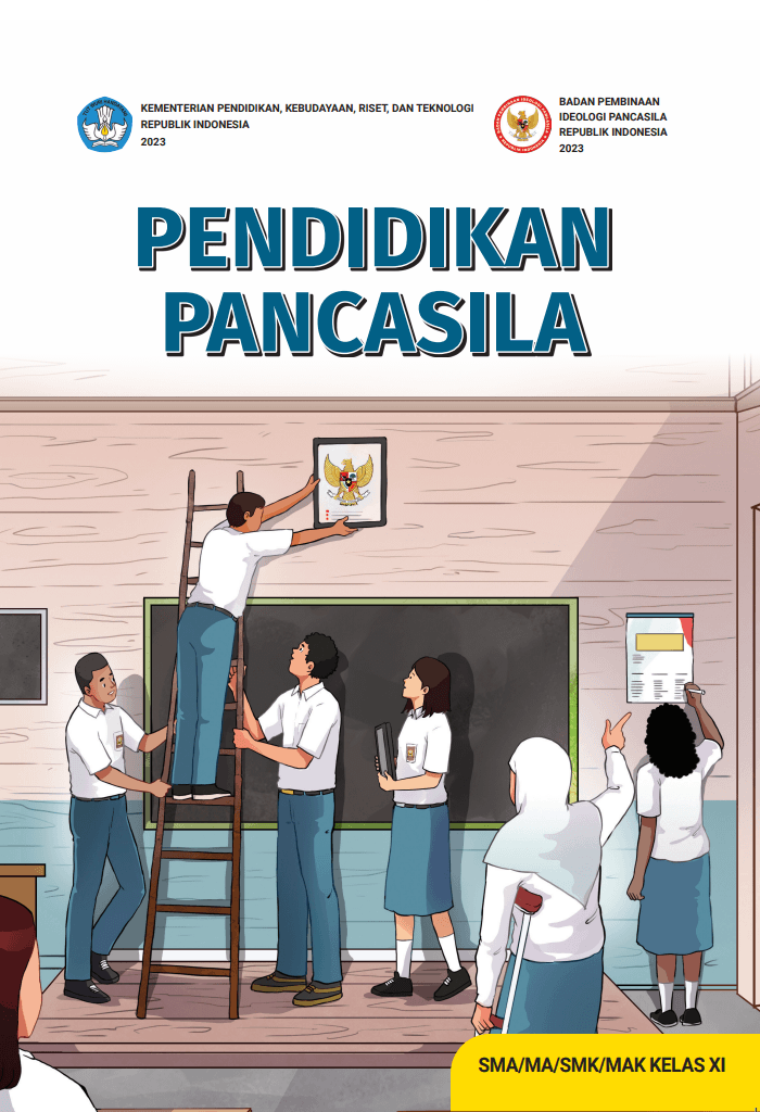 Cover Buku Audio Pendidikan Pancasila untuk SMA/MA/SMK/MAK Kelas XI