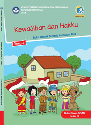 Cover Kelas III tema 4 Kewajiban Dan Hak ku