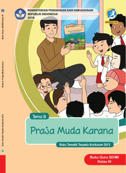 Cover Buku Guru Tema 8 Kelas III Praja muda karana