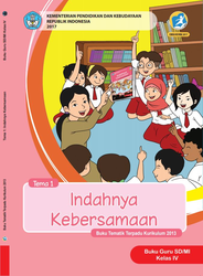 Cover Buku Guru Tema 1 Kelas IV Indahnya Kebersamaan