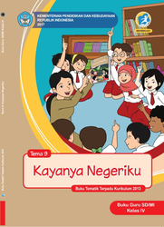 Cover Buku Guru Kelas IV Tema 9 Kayanya Negeriku