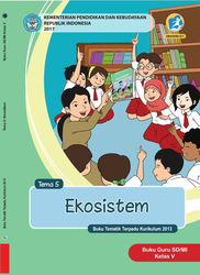 Cover Buku Guru Kelas V Tema 5 Ekosistem