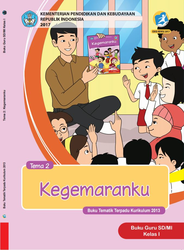 Cover Buku Guru kelas I Tema 2 Kegemaranku