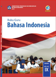 Cover Buku Guru Bahasa Indonesia Kelas IX