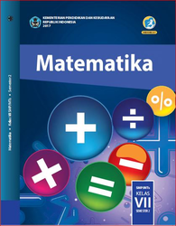 Cover Buku Interaktif Matematika Kelas VII Semester 2
