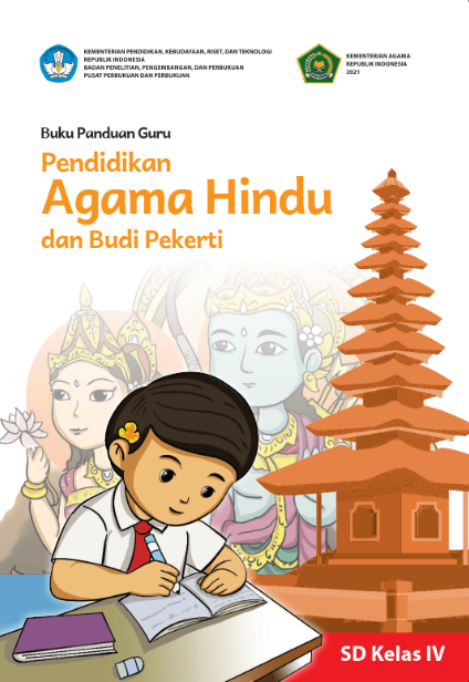 Cover Buku Panduan Guru Pendidikan Agama Hindu dan Budi Pekerti untuk SD Kelas IV