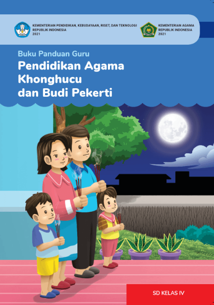 Cover Buku Panduan Guru Pendidikan Agama Khonghucu dan Budi Pekerti untuk SD Kelas IV