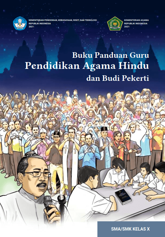 Cover Buku Panduan Guru Pendidikan Agama Hindu dan Budi Pekerti untuk SMA/SMK Kelas X